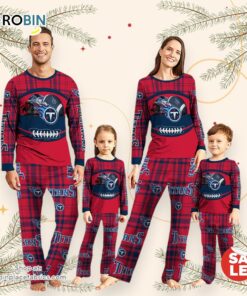 Tennessee Titans NFL Custom Your Name Football Team Pajamas