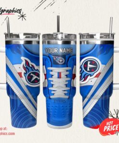 Tennessee Titans Sneaker NFL Personalized Stanley Tumbler 40Oz
