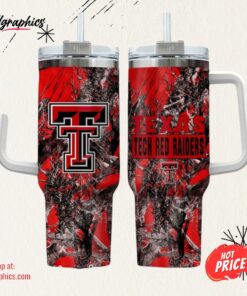 Texas Tech Red Raiders Realtree Hunting 40oz Tumbler