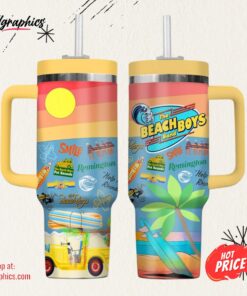 The Beach Boys Music Custom Stanley Cup 40 OZ Tumbler With Handle