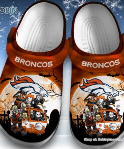 The Horror Characters Bus Halloween Broncos Unisex Classic Crocs