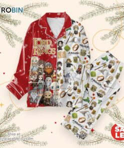 The Lord Of The Rings Merry Christmas Pajamas Set The Lord Of The Rings Merry Christmas Pajamas Set