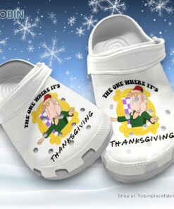 The One Where It’s Thanksgiving 3D Printed Crocs Shoes