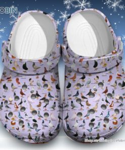 The Pigeons Of World 3D Printed Crocs Clogs Shoes The Pigeons Of World 3D Printed Crocs Clogs Shoes