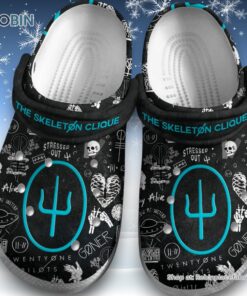 The Skeleton Clique 21 Lilots Halloween Unisex Classic Crocs