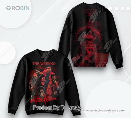 The Weeknd After Hours AOP Clothing (Hoodie, Sweatshirt, T Shirt)