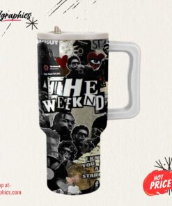 The Weeknd Music Tumbler With Handle Tmbler 40 OZ