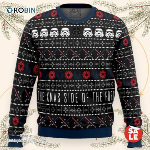 The Xmas Side Of The Force Star Wars Ugly Christmas Sweater