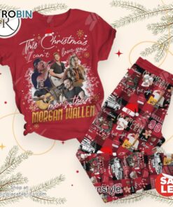 This Christmas I Can’t Love You More Than Morgan Wallen Pajamas Set