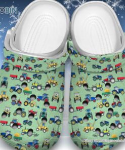 Tractor Limited Edition 3D Printed Crocs Clogs Shoes for Women and Men