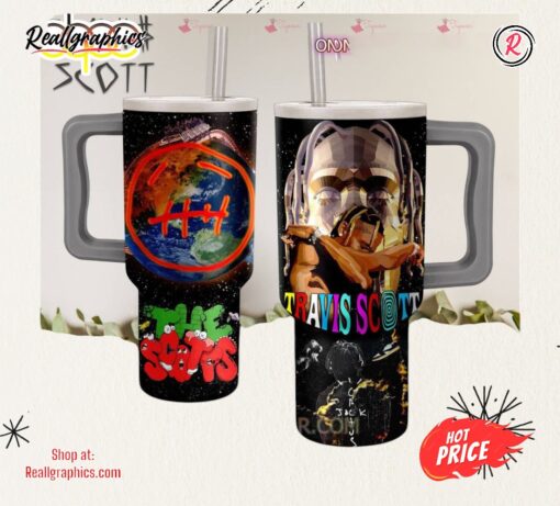Travis Scott Jack Cactus 40oz Tumbler With Handle