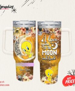 Tweety Tumbler 40oz, Custom Tweety Tumbler