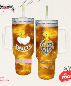 Tweety Tumbler 40oz, Tweety Bird Tumbler