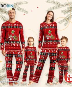 Utah Utes NCAA Custom Name Grinch Christmas And Sport Team Pajama Set
