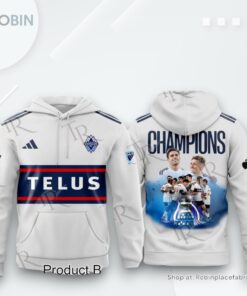 Vancouver Whitecaps FC 2024 Champions AOP Clothing (Hoodie, Sweatshirt, T Shirt)