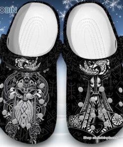 Vikings Limited Edition 3D Printed Crocs Clogs Shoes For Women and Men