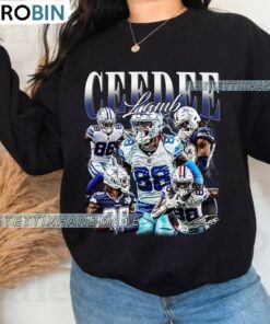 Vintage 90s Graphic Style Ceedee Lamb T Shirt, Vintage Football Shirt