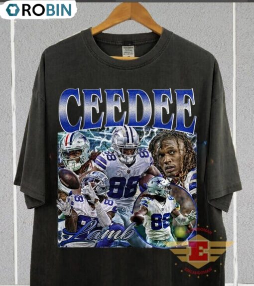 Vintage Ceedee Lamb Shirt, Dallas Football T-Shirt Unisex Shirt