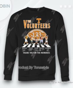 Volunteers Tennessee 133th Anniversary 1891 2024 Thank You For The Memories T Shirt