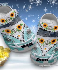 VW Hippie Van, Classic Hippie Van Printed 3D Printed Crocs Clogs Shoes