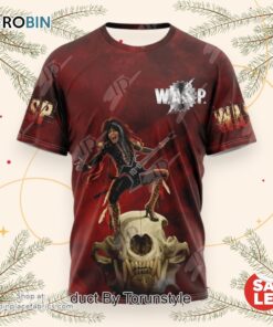 W.A.S.P Album One Alive World Tour 2024 T Shirt