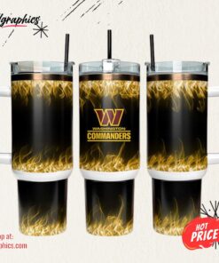 Washington Commanders 40oz Tumbler NFL Tumbler Wrap