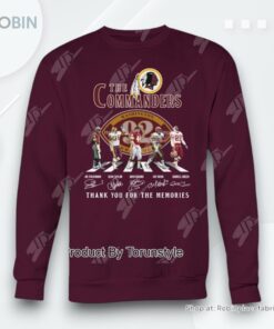 Washington Commanders 92th Anniversary 1932 2024 Thank You For The Memories T Shirt
