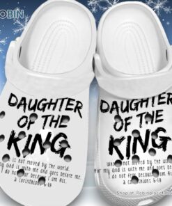 Water proof Daughter Of The King 3D Printed Crocs Shoes