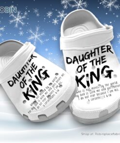 Water proof Daughter Of The King 3D Printed Crocs Shoes