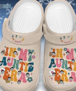 Water proof In My Auntie Era 3D Printed Crocs