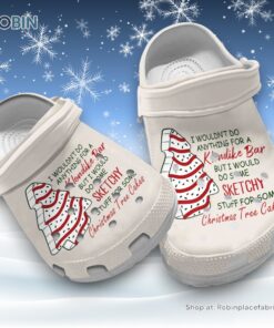 Water proof Klondike Bar Sketchy Christmas Tree Cakes 3D Printed Crocs Shoes