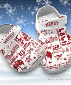 Water proof Merry Swiftmas 3D Printed Crocs