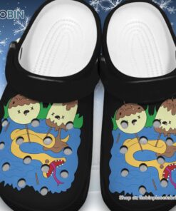 Water Resistant Bubblegum’s Rock 3D Printed Crocs Shoes