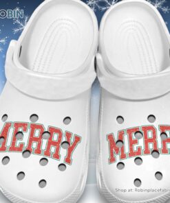 Water Resistant Merry 3D Printed Crocs Shoes