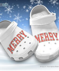 Water Resistant Merry 3D Printed Crocs Shoes