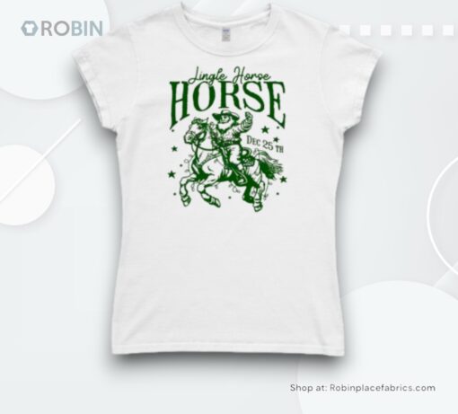 Western Jingle Horse Rodeo Howdy Santa Christmas 2024 Shirt