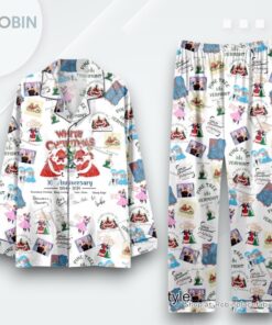 White Christmas 70th Anniversary 1954 2024 Pajamas Set White Christmas 70th Anniversary 1954 2024 Pajamas Set