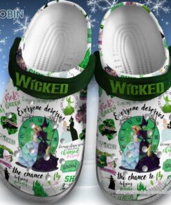 Wichked Princess And Wizard White Unisex Classic Crocs