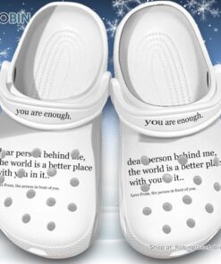 Wide fit You Are Enough Unisex Classic Crocs