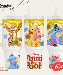 Winnie The Pooh Cup 40 Oz Disney Cartoon Stainless Steel Tumbler Honey Bear 40Oz Stanley Tumbler Dupe Winnie Eeyore And Piglet Friends Tumblers gift Winnie The Pooh Cup 40 Oz Disney Cartoon Stainless Steel Tumbler Honey Bear 40Oz Stanley Tumbler Dupe Winnie Eeyore And Piglet Friends Tumblers gift