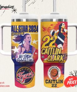 WNBA Caitlin Clark All Star Selection Stanley Tumbler 40OZ