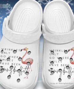 Wrinkles Only Go Where Smiles Have Been 3D Printed Crocs Shoes