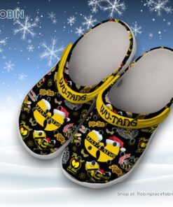 Wu Tang Clan Horror Christmas Black Yellow Unisex Classic Crocs
