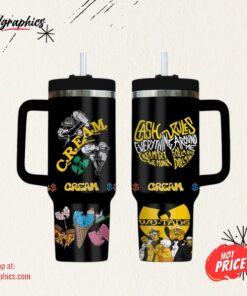 Wu  Tang Clan Music Custom Stanley Cup 40 Tumbler With Handle