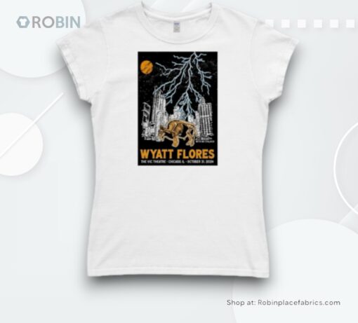 Wyatt Flores Chicago, Il October 31, 2024 Vic Theatre Shirt
