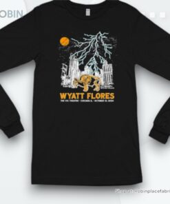 Wyatt Flores The Vic Theatre October 31 2024 Chicago Il Tour Poster Shirt Shirt