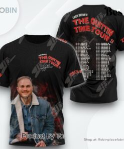 Zach Bryan’s The Quittin Time Tour 2024 AOP Clothing (Hoodie, Sweatshirt, T Shirt)