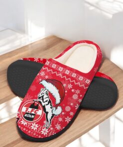 1. FC Koln Football Team In House Slippers 1. FC Koln Football Team In House Slippers