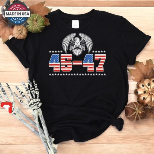 45 47 Trump Wins 2024 Election Official Logo Shirt