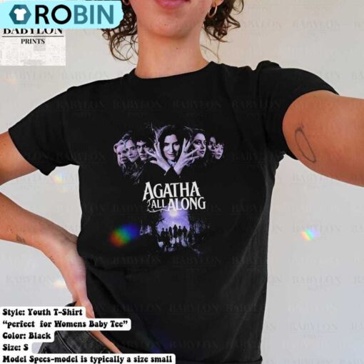 Agatha All Along T Shirt, Marvel Show D1sney Sweatshirt